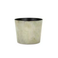 HomeRoots 7 Gray Recycled Plastic Indoor Outdoor Round Nursery Pot