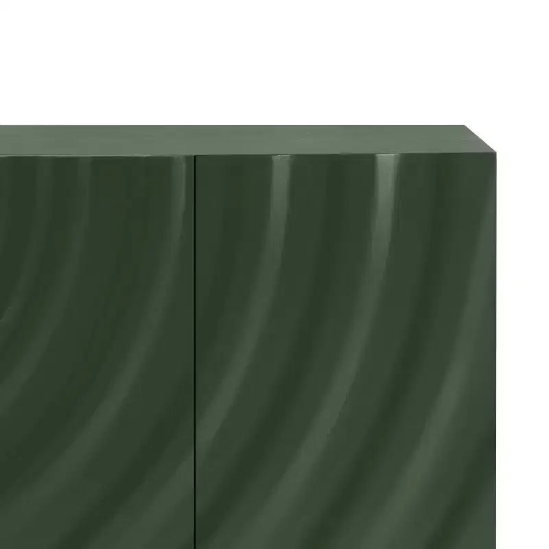 Christopher Knight Home Cheryiie 60'' Modern Wood and Metal Sideboard with Four Water-Drop Corrugated Doors