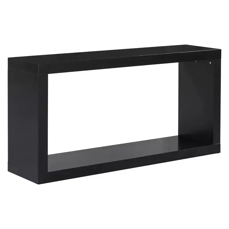 Modern Minimalist Console Table, Open Storage Entryway Table, MDF & Pine Wood Narrow Sofa Table for Living Room - ModernLuxe