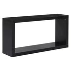Modern Minimalist Console Table, Open Storage Entryway Table, MDF & Pine Wood Narrow Sofa Table for Living Room - ModernLuxe