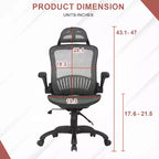 BestMassage Office Chair Computer Chair Executive Chair with High Back