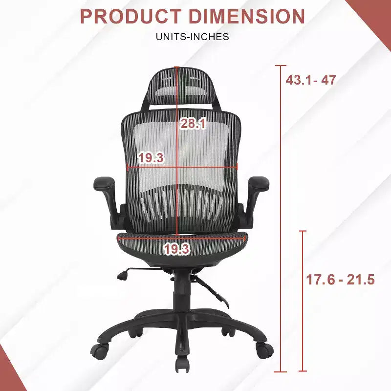 BestMassage Office Chair Computer Chair Executive Chair with High Back