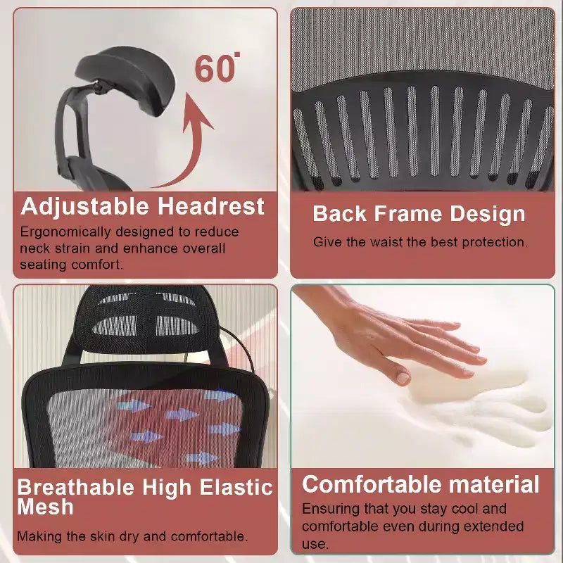 BestMassage Office Chair Computer Chair Executive Chair with High Back