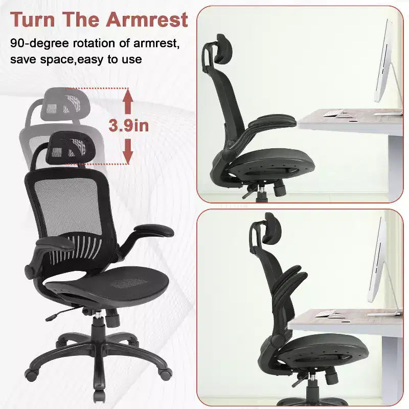 BestMassage Office Chair Computer Chair Executive Chair with High Back