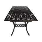 Christopher Knight Home McMillan Outdoor 81 Cast Aluminum Expandable Dining Table, Shiny Copper