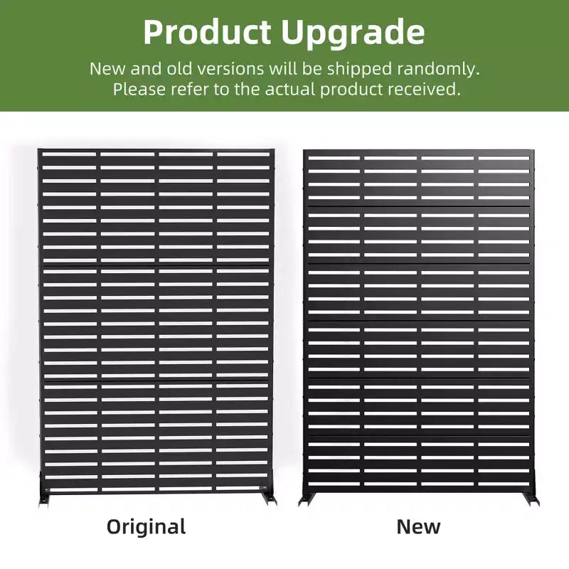 72 H47W Dovelina Black Metal Planter Box with Trellis Privacy Screen for Caf Patio,Garden & Balconies