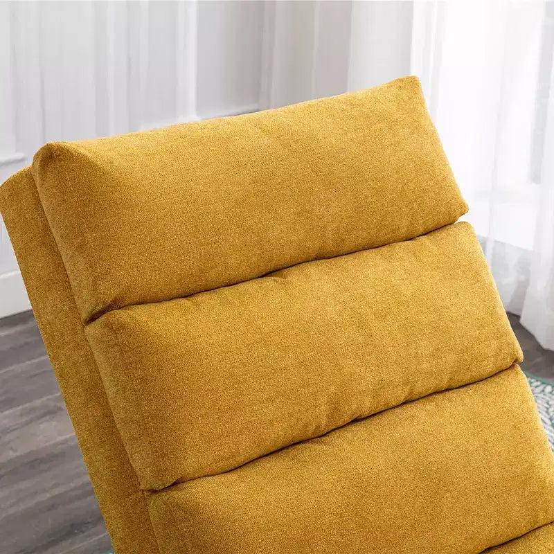 Linen Massage Chaise Lounge Indoor with Remote Control,Ergonomic Electric Massage Long Lounger with 5 Modes for Office