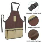 Unique Bargains Oxford Cloth Multi-Purpose Garden Tool Bag with Apron 1 Set
