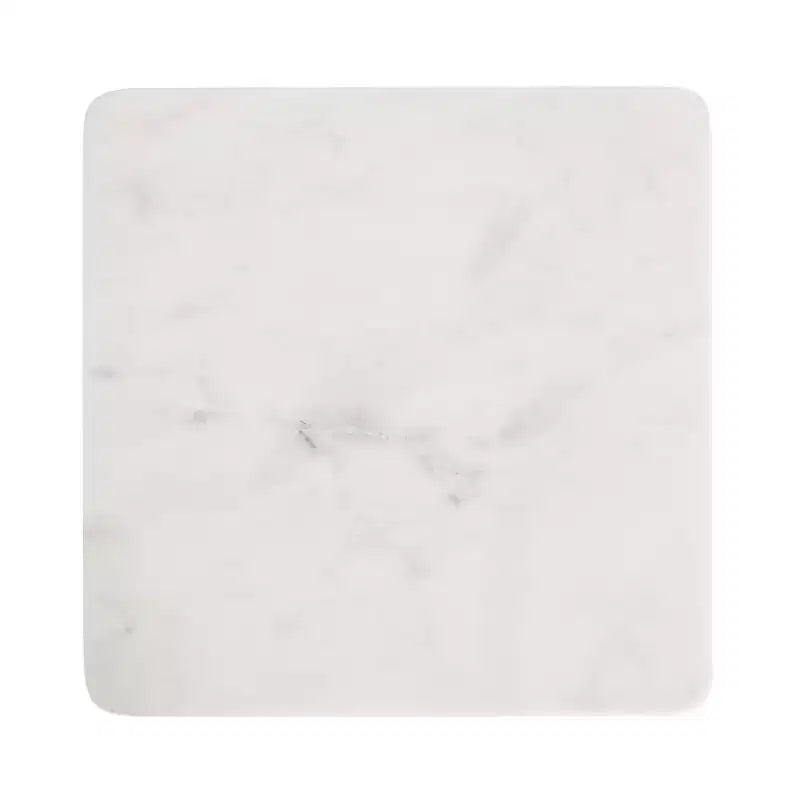 Kate and Laurel Quinley Square Marble Drink Table