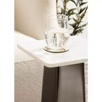 Kate and Laurel Quinley Square Marble Drink Table