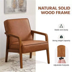 Yaheetech Set of 2 Extra-Wide Faux Leather Lounge Chair