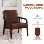 Yaheetech Set of 2 Extra-Wide Faux Leather Lounge Chair