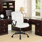 BestMassage Office Chair Executive Chair with Breathable PU Leather Rolling Casters