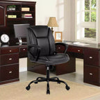 BestMassage Office Chair Executive Chair with Breathable PU Leather Rolling Casters