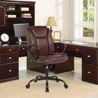 BestMassage Office Chair Executive Chair with Breathable PU Leather Rolling Casters