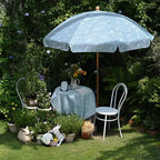 LAGarden Our Beach Portable Umbrella for Sand Beech Wood Pole Carry Bag