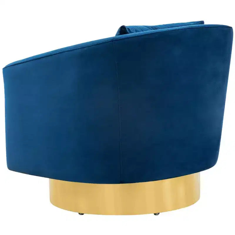 Joaquin Swivel Barrel Chair - SFV4765 - Safavieh Couture