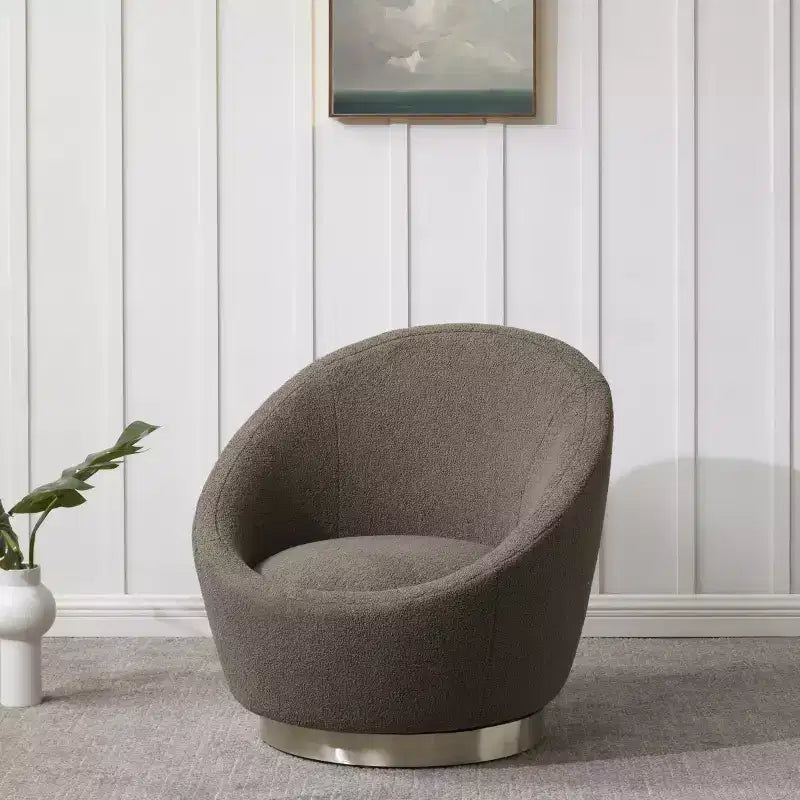 Pippa Faux Shearling Chair - SFV4728 - Safavieh Couture