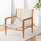 Osmond Linen Sling Chair - SFV9024 - Safavieh Couture