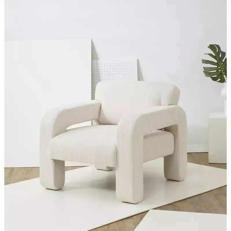 Petey Corduroy Accent Chair - SFV5109 - Safavieh Couture