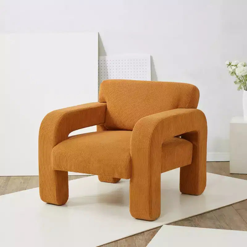 Petey Corduroy Accent Chair - SFV5109 - Safavieh Couture