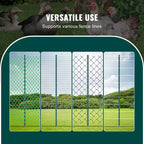 VEVOR 6 Feet Fence Post, 10 Pack T-Post Heavy Duty Metal Fence Posts, Sturdy Steel Fence Stakes for Garden Yard,Lawn,Farms and Outdoor Wire Fencing