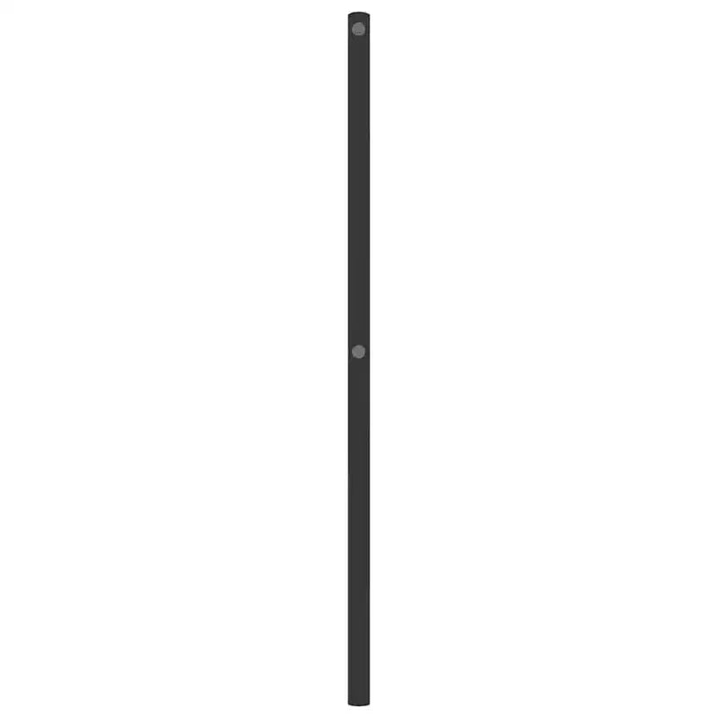 vidaXL Metal Headboard, Steel Headboard for Bed, Black, Twin