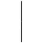 vidaXL Metal Headboard, Steel Headboard for Bed, Black, Twin