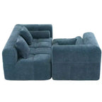 Whisen 101.2 Sectional Sofa Full-Compressed Sofa Modular Sofa Couch Free-combined Sofa