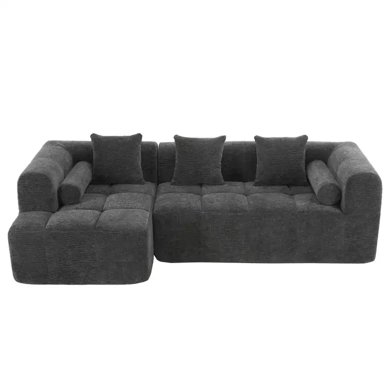 Whisen 101.2 Sectional Sofa Full-Compressed Sofa Modular Sofa Couch Free-combined Sofa