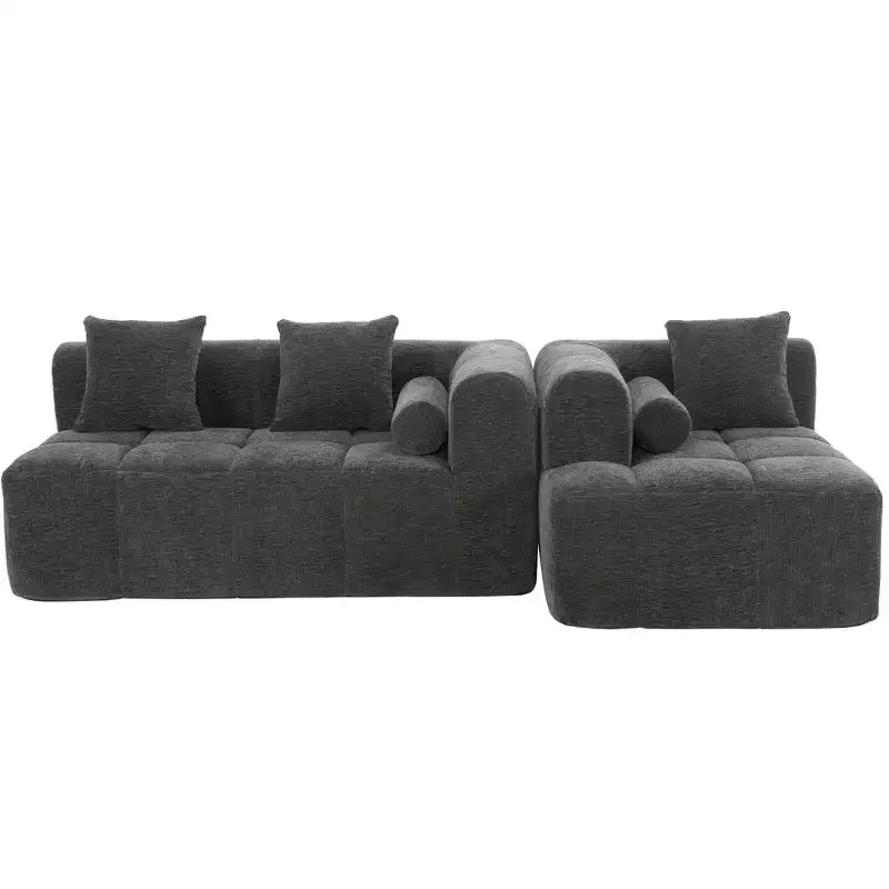 Whisen 101.2 Sectional Sofa Full-Compressed Sofa Modular Sofa Couch Free-combined Sofa