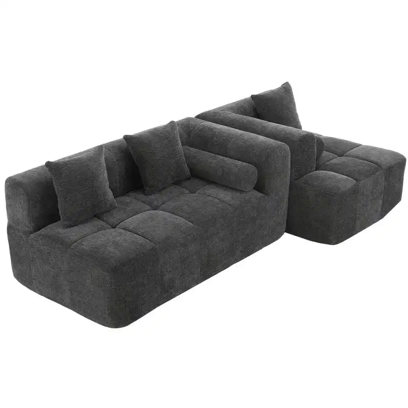 Whisen 101.2 Sectional Sofa Full-Compressed Sofa Modular Sofa Couch Free-combined Sofa