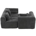Whisen 101.2 Sectional Sofa Full-Compressed Sofa Modular Sofa Couch Free-combined Sofa