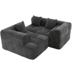 Whisen 101.2 Sectional Sofa Full-Compressed Sofa Modular Sofa Couch Free-combined Sofa