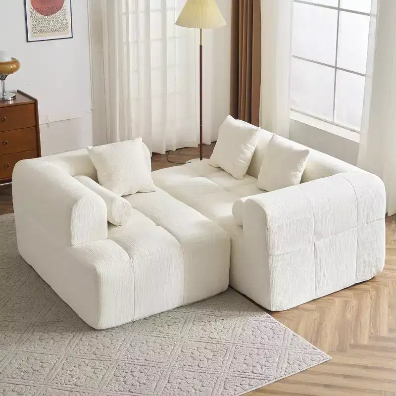 Whisen 101.2 Sectional Sofa Full-Compressed Sofa Modular Sofa Couch Free-combined Sofa