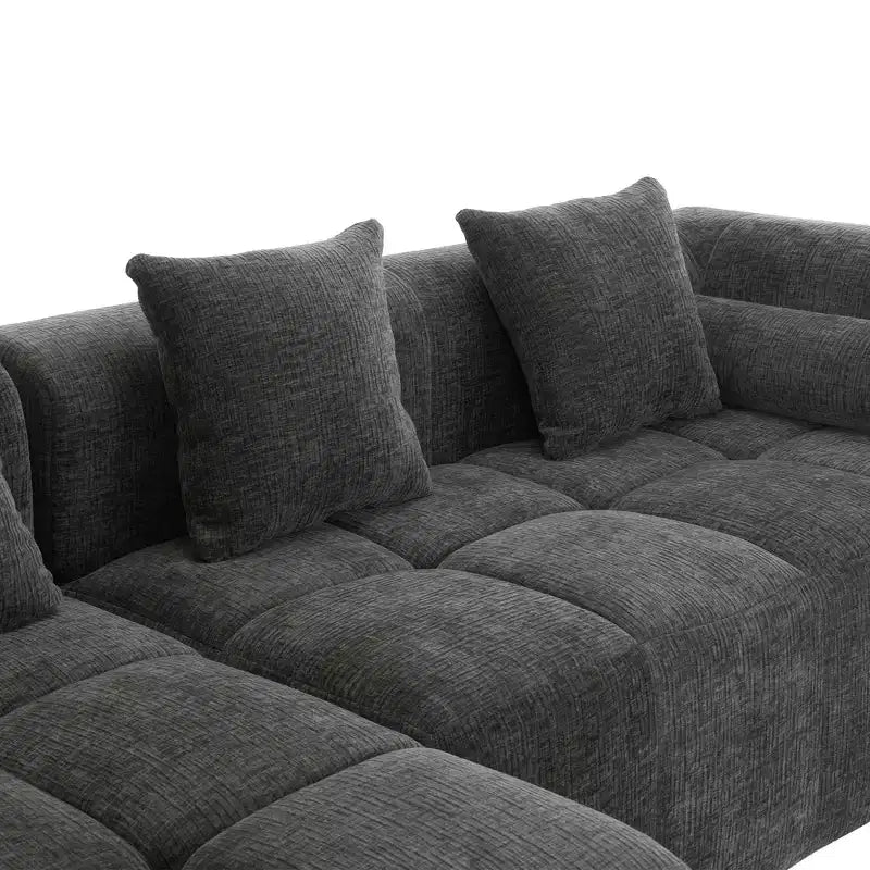 Whisen 101.2 Sectional Sofa Full-Compressed Sofa Modular Sofa Couch Free-combined Sofa