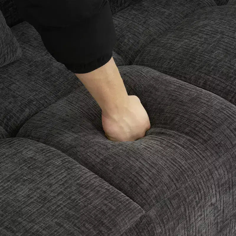 Whisen 101.2 Sectional Sofa Full-Compressed Sofa Modular Sofa Couch Free-combined Sofa