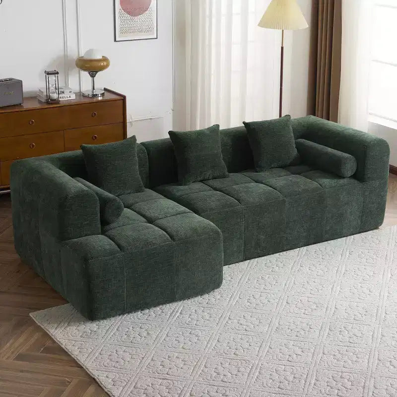Whisen 101.2 Sectional Sofa Full-Compressed Sofa Modular Sofa Couch Free-combined Sofa