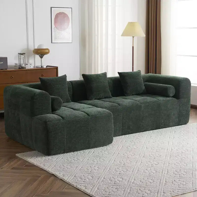 Whisen 101.2 Sectional Sofa Full-Compressed Sofa Modular Sofa Couch Free-combined Sofa
