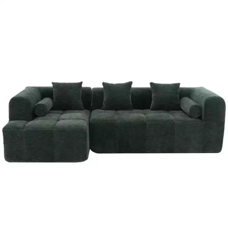 Whisen 101.2 Sectional Sofa Full-Compressed Sofa Modular Sofa Couch Free-combined Sofa