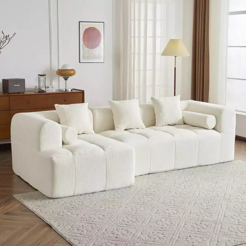 Whisen 101.2 Sectional Sofa Full-Compressed Sofa Modular Sofa Couch Free-combined Sofa