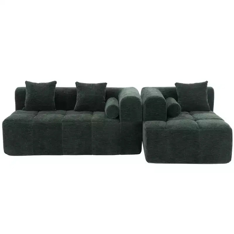 Whisen 101.2 Sectional Sofa Full-Compressed Sofa Modular Sofa Couch Free-combined Sofa