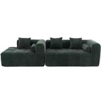 Whisen 101.2 Sectional Sofa Full-Compressed Sofa Modular Sofa Couch Free-combined Sofa
