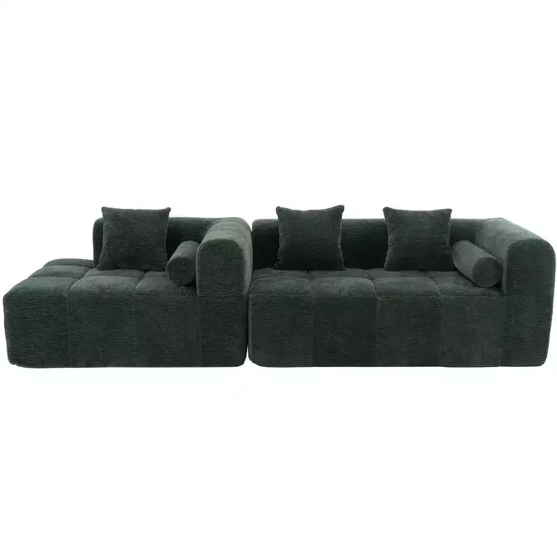Whisen 101.2 Sectional Sofa Full-Compressed Sofa Modular Sofa Couch Free-combined Sofa