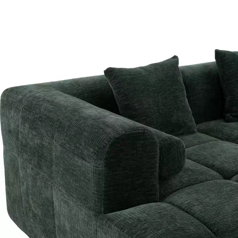 Whisen 101.2 Sectional Sofa Full-Compressed Sofa Modular Sofa Couch Free-combined Sofa