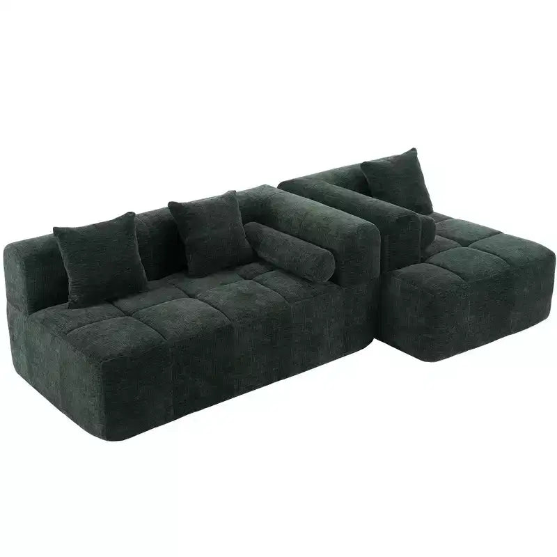 Whisen 101.2 Sectional Sofa Full-Compressed Sofa Modular Sofa Couch Free-combined Sofa