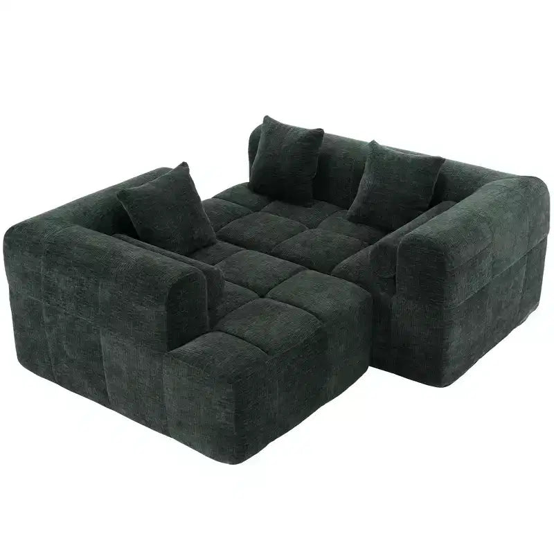 Whisen 101.2 Sectional Sofa Full-Compressed Sofa Modular Sofa Couch Free-combined Sofa
