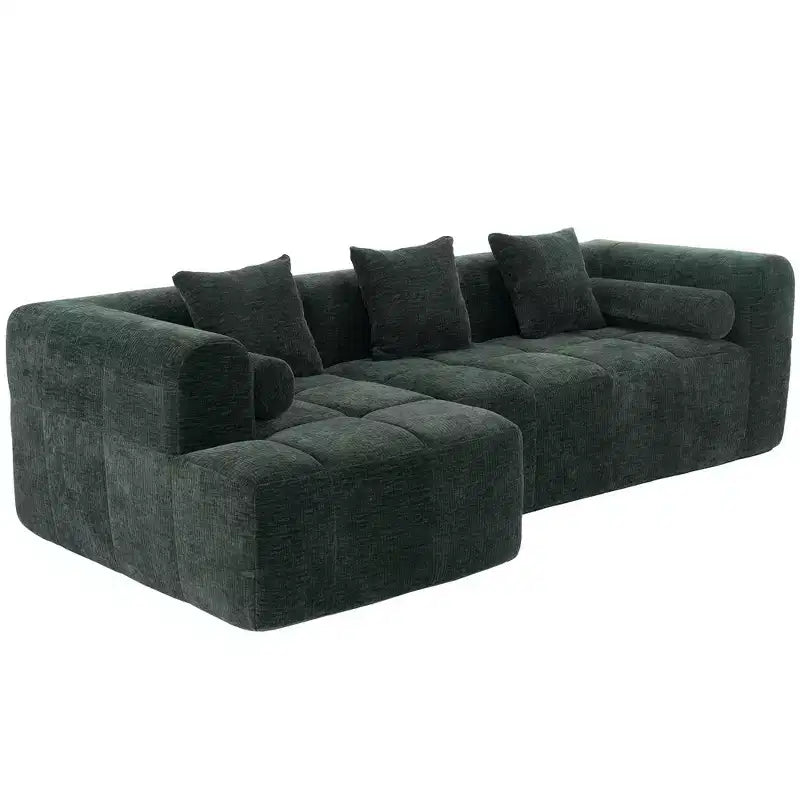 Whisen 101.2 Sectional Sofa Full-Compressed Sofa Modular Sofa Couch Free-combined Sofa