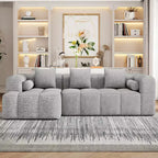 Whisen 101.2 Sectional Sofa Full-Compressed Sofa Modular Sofa Couch Free-combined Sofa