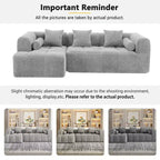 Whisen 101.2 Sectional Sofa Full-Compressed Sofa Modular Sofa Couch Free-combined Sofa